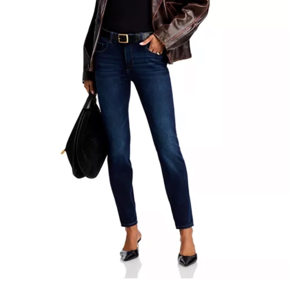 DL1961 Florence Instasculpt Smart Denim Mid Rise Skinny Jeans in Warner - Picture 2 of 14